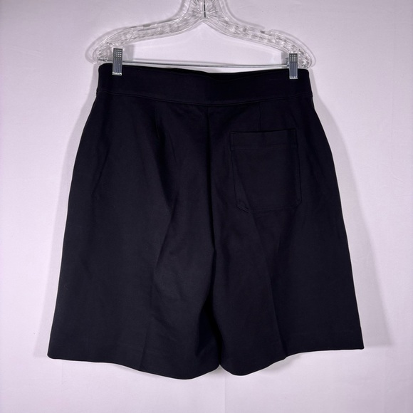 SPANX Ponte Button Tab Black High-Waist Bermuda Shorts Front Pockets Size XL - Picture 3 of 9